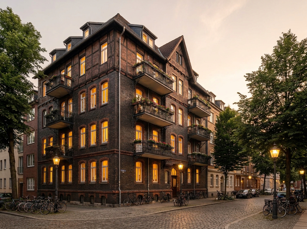 Mehrfamilienhaus — fotorealistische Projektdarstellung