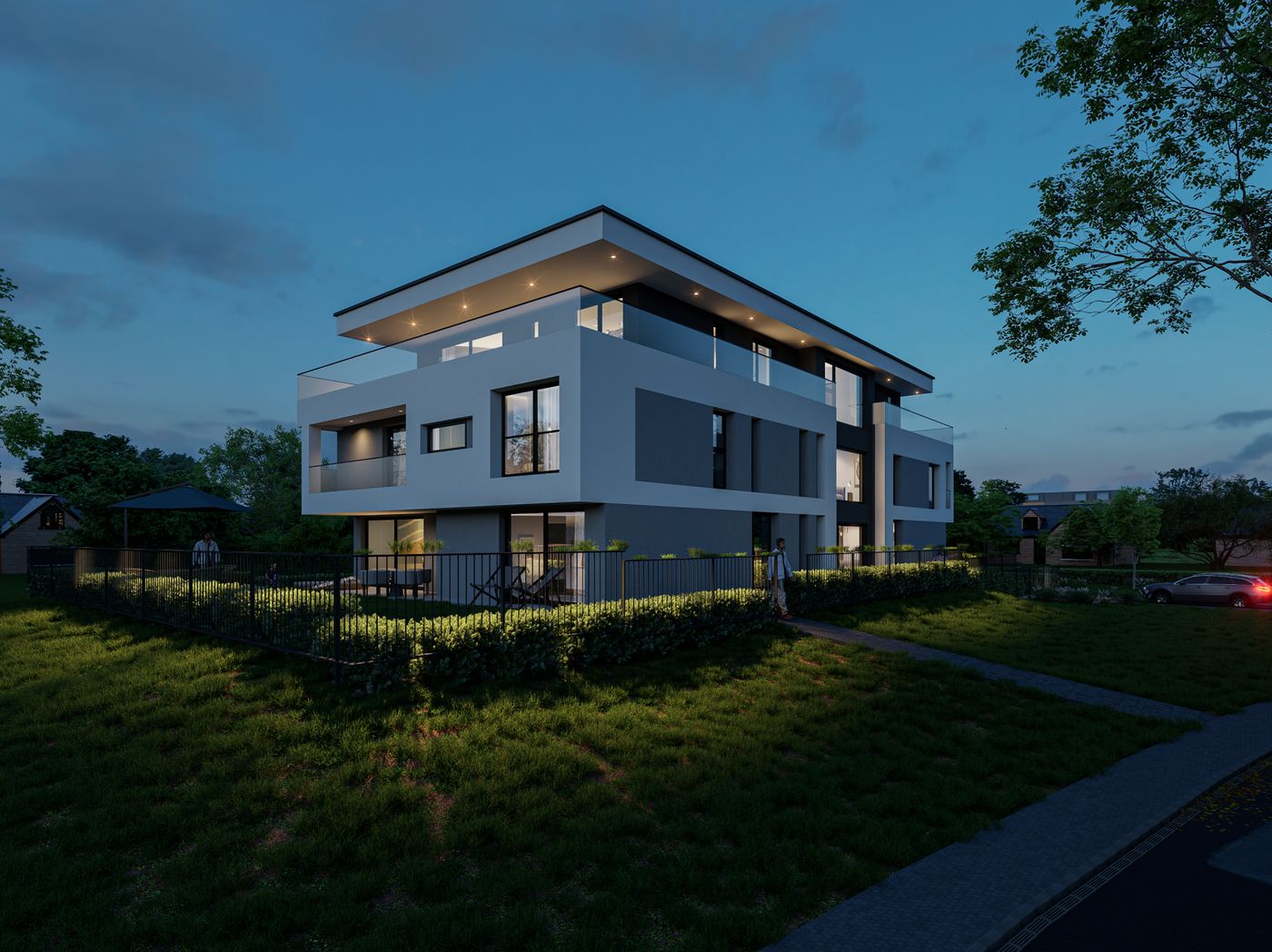 Premium Living Bad Oeynhausen — fotorealistische 3D-Visualisierung, umgesetzt von PlanVision3D